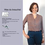 Schnittmuster Bluse „Duft einer Blumenwiese“ Damen Gr. 32 - 62 - Sewando