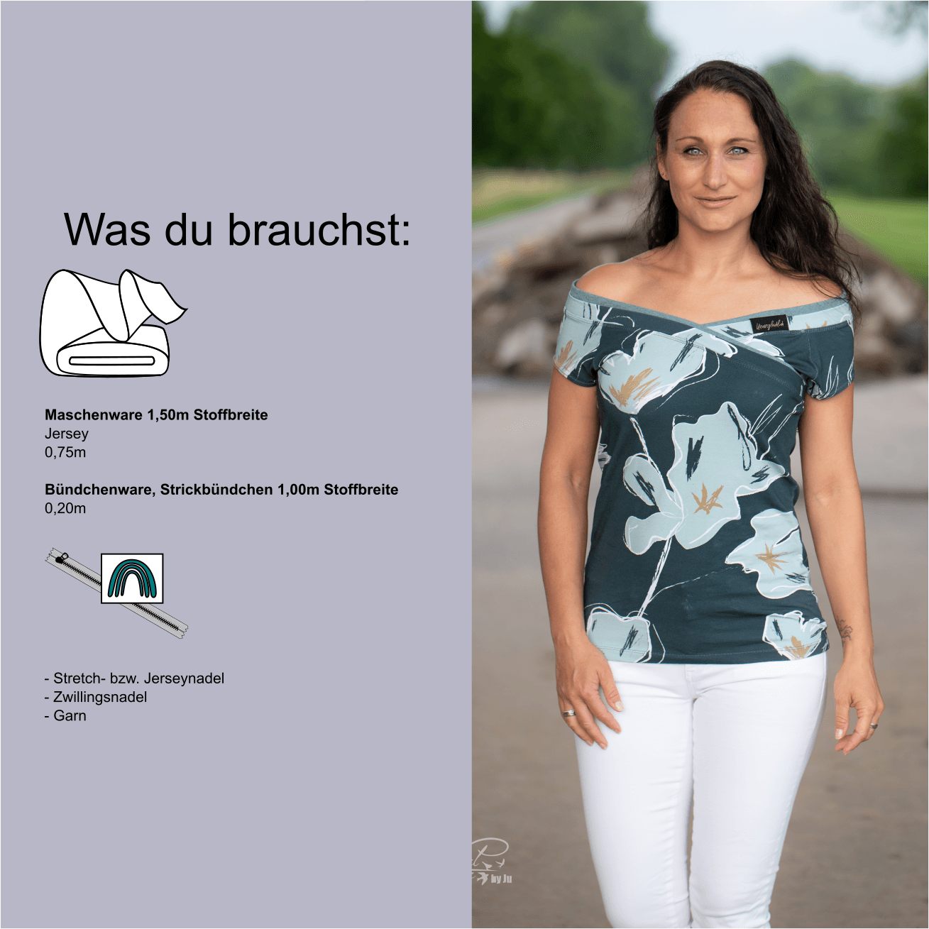 Schnittmuster Shirt „Vom Sommer geküsst“ Damen Gr. 34 - 46 - Sewando