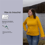 Schnittmuster Rollkragenpullover „Von zirpenden Grillen“ Damen Gr. 32 - 62 : - Sewando