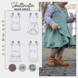 Schnittmuster MAVIE DRESS Gr. 80-164 - Sewando