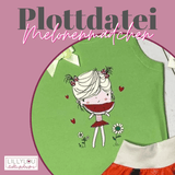 Plotterdatei - Melonenmädchen - Sewando