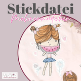 Stickdatei - Melonenmädchen - Sewando