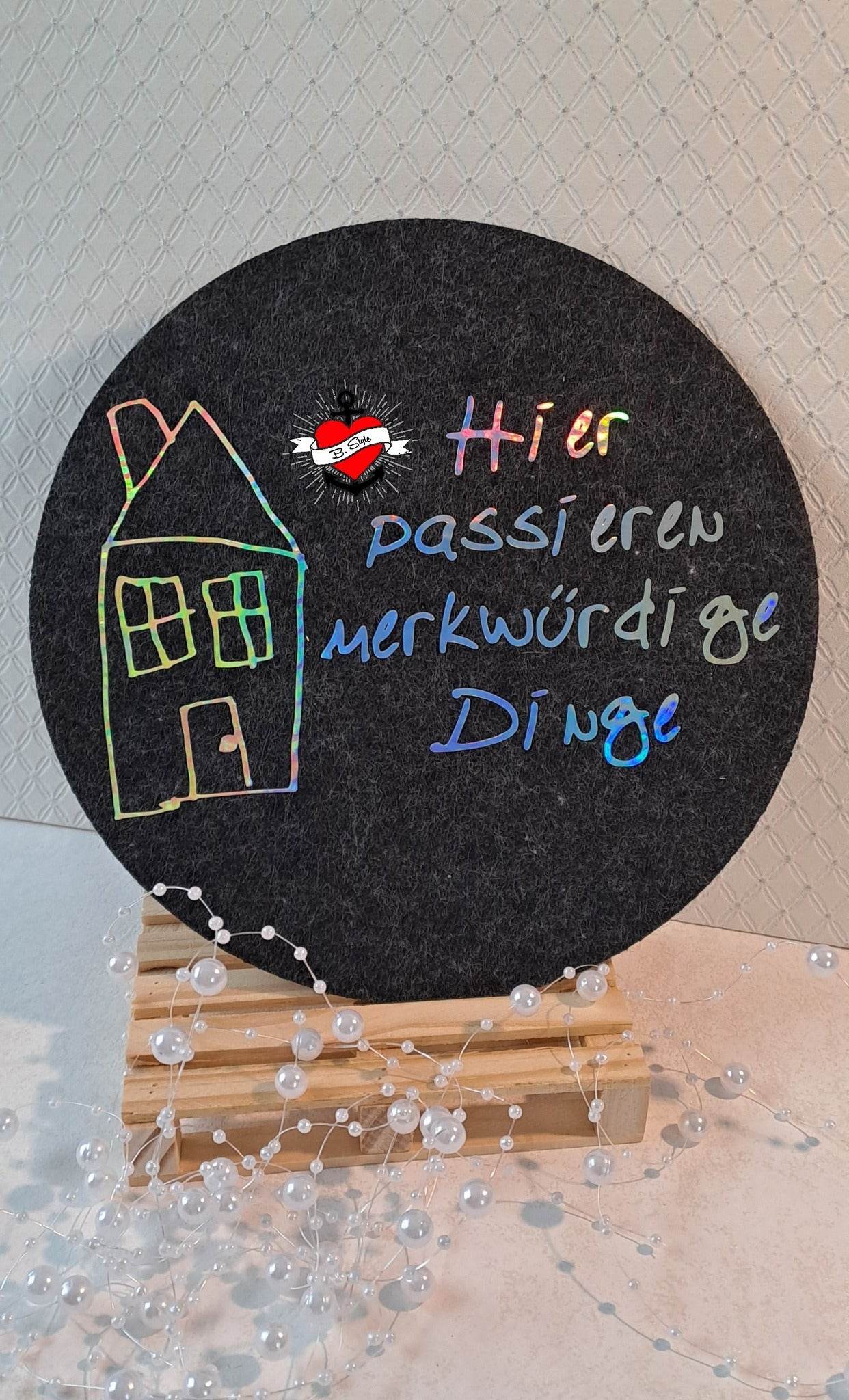*Merkwürdige Dinge* Plotterdatei - Sewando