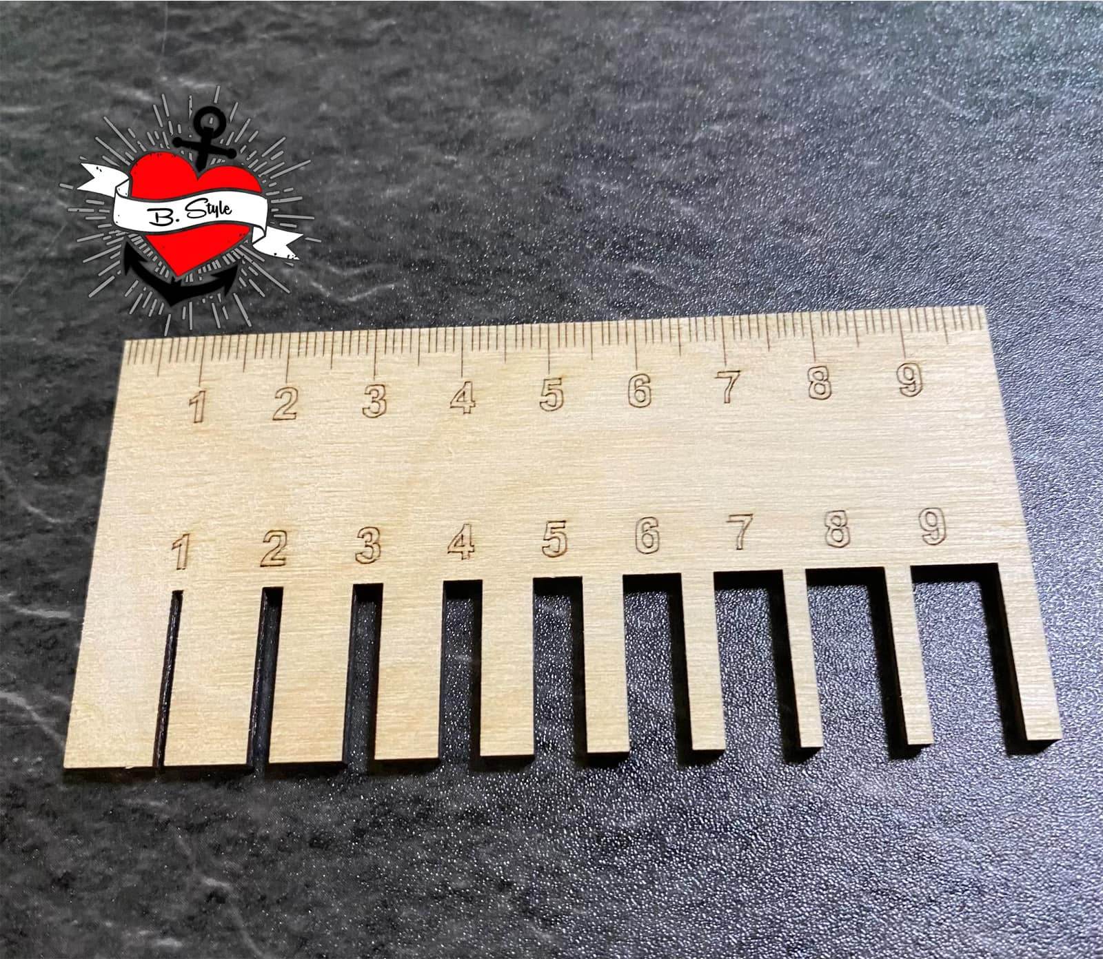 *Messlehre* Laserdatei Freebie - Sewando