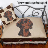 Stickdatei Applikation Bayrischer Gebirgsschweißhund "August"