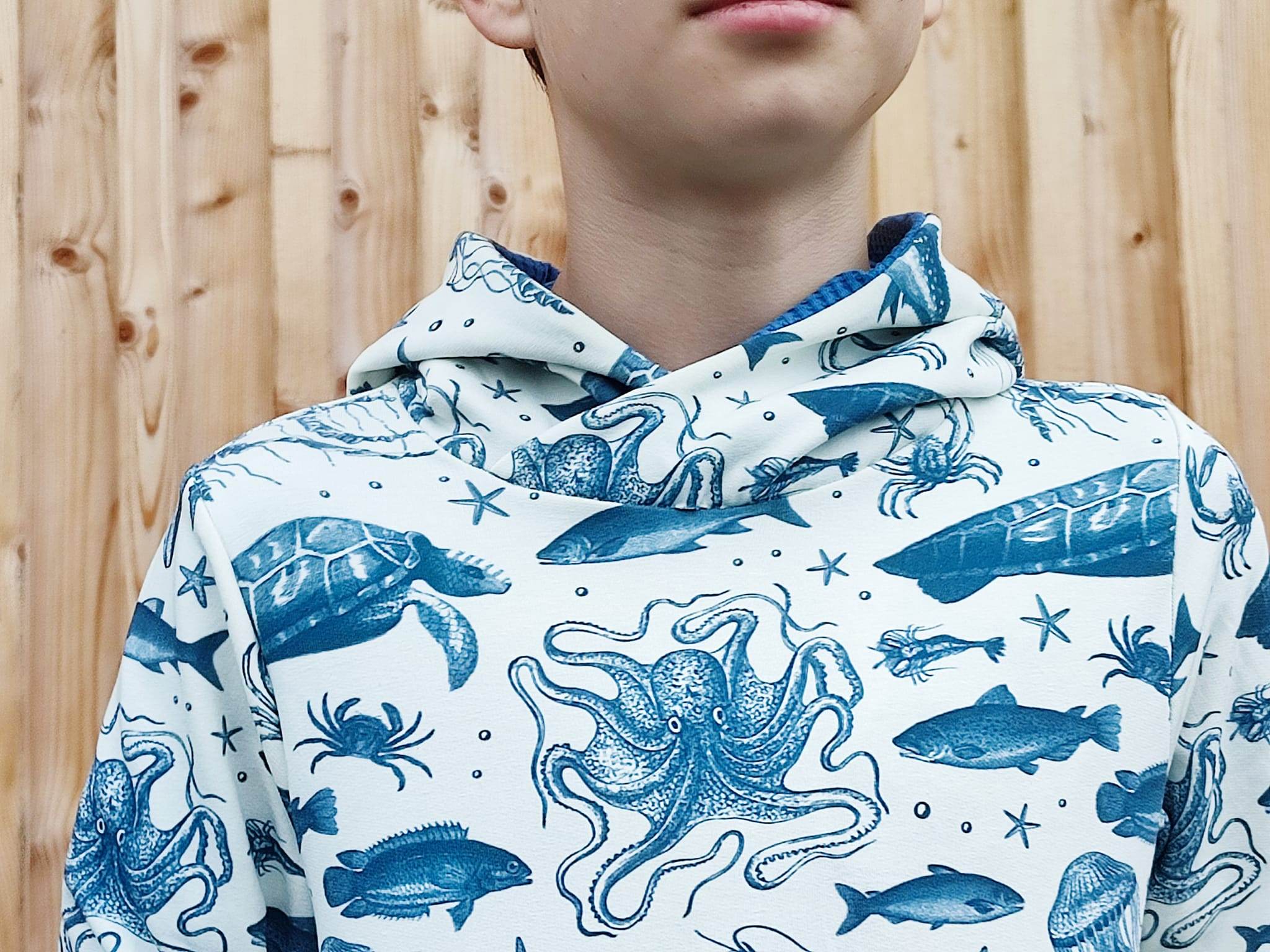 Basichoodie Bobby Schnittmuster 50-170 - Sewando