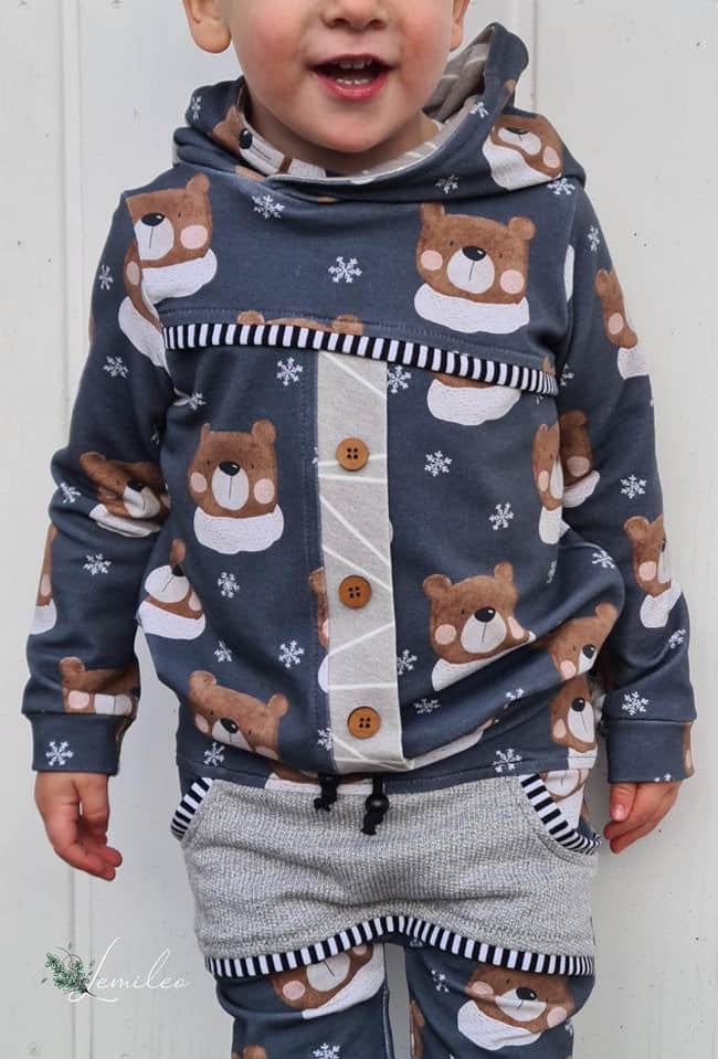 Happy Daniel - Gr 86-164 - Pullover + Hoodie Schittmuster - Sewando