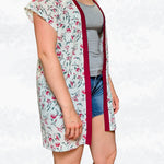 Schnittmuster Mia - offene Weste & ärmelloser Cardigan Gr. 34-50 / BU 80-116 cm - Sewando