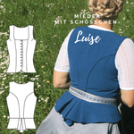 Schnittmuster Mieder mit Schößchen Luise Gr. 34-52 : - Sewando