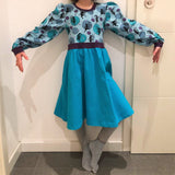 Milana - Jerseykleid mit Puffärmeln