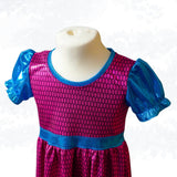 Milana - Jerseykleid mit Puffärmeln