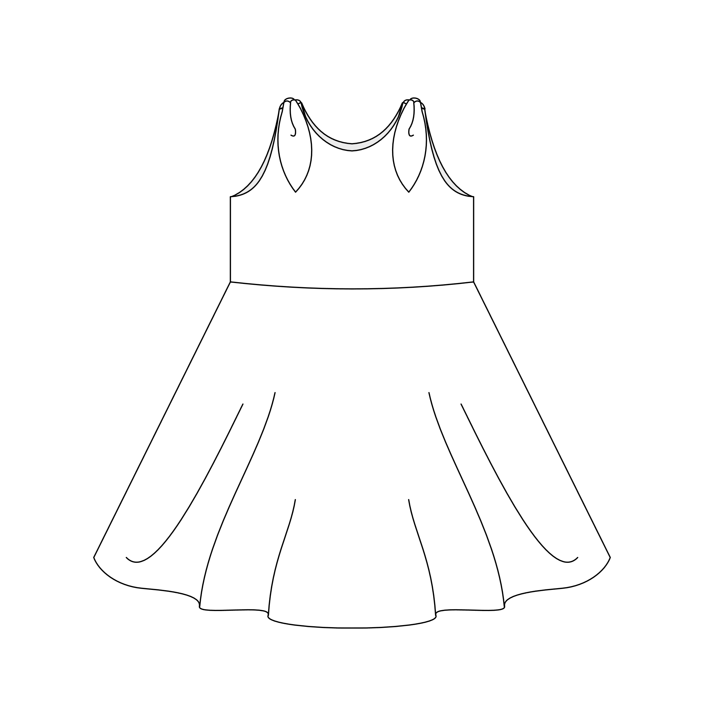 Schnittmuster Kleid Minerva Gr. 86-134 : - Sewando