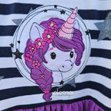 Stickdatei Doodle Applikation Einhorn Miri Button - elomai.