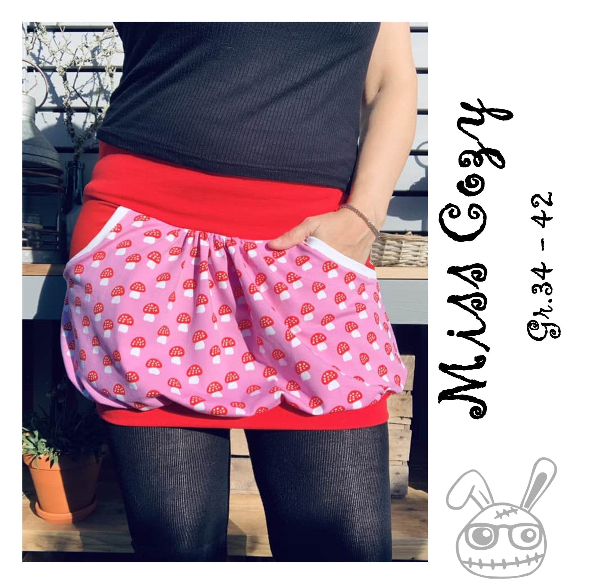 Schnittmuster Miss Cozy Damenrock Gr. 34 - 42 - Sewando