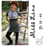 Schnittmuster Miss Lina Shirt, Longshirt Damen Gr. 32-48 - Sewando