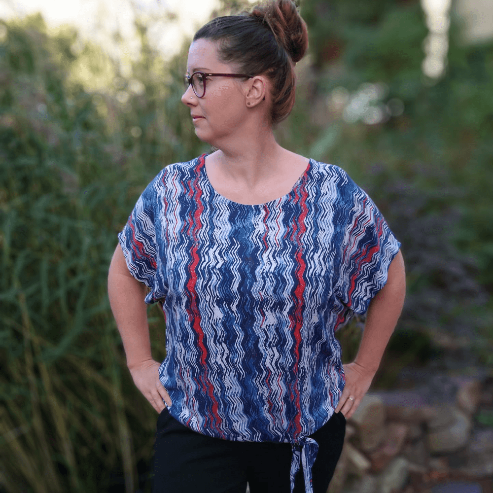 Schnittmuster Shirt MissVerknotet Gr. 30-48 - Sewando