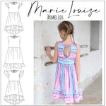 Schnittmuster Kleid Marie-Louise ärmellos Gr. 86 - 158 - Sewando