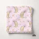 Stoffdesign KonfettiHASE AOP rosa - nahtloses Muster - Sewando