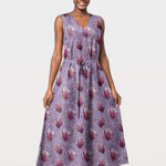 Stoffdesign Magnolien auf lila - Sewando