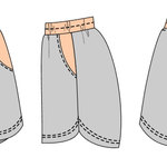 Schnittmuster Anni - Lässige Shorts mit Gummizug Gr. 34-50 - Sewando