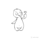 Digi Stamp Set "Maulwurf mit Marienkäfer" Drucken, Basteln Plotterdatei
