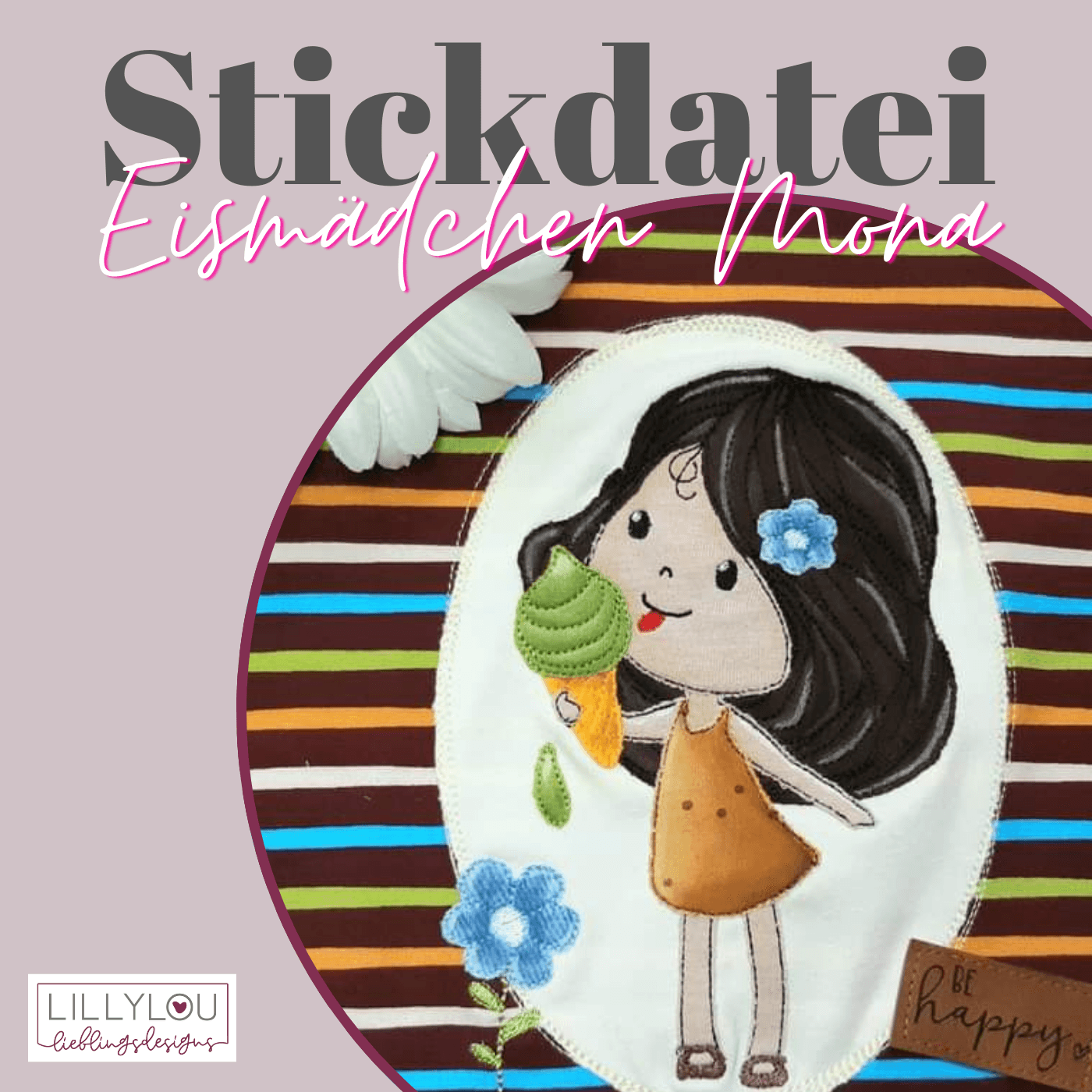 Stickdatei - Eismädchen Mona - Sewando