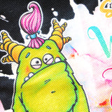 Druckmotiv Monster "Egal!" Sublimation, Bügelbild