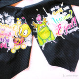 Druckmotiv Monster "Egal!" Sublimation, Bügelbild