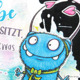 Druckmotiv Monster "Schraube" Sublimation, Bügelbild