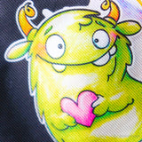 Druckmotiv Monster "wumbaba" Sublimation, Bügelbild