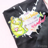 Druckmotiv Monster "wumbaba" Sublimation, Bügelbild