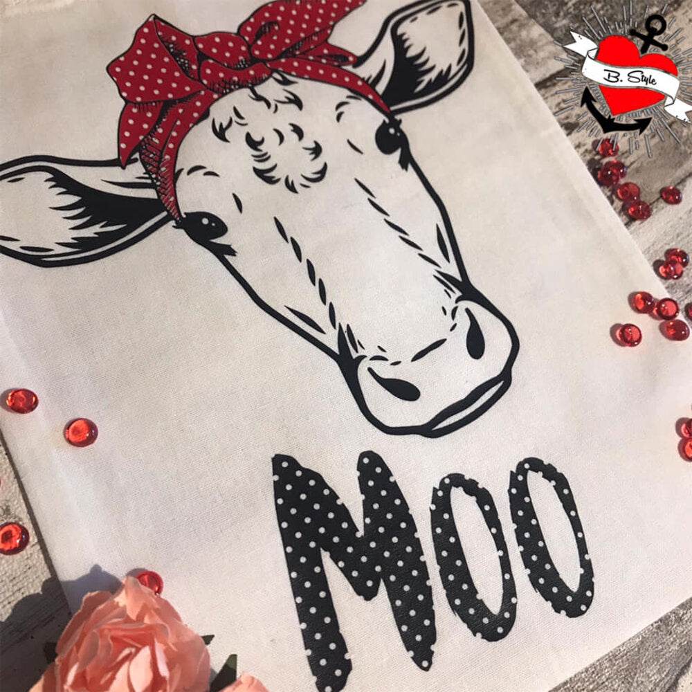 *Moo* Plotterdatei Kuh - Sewando