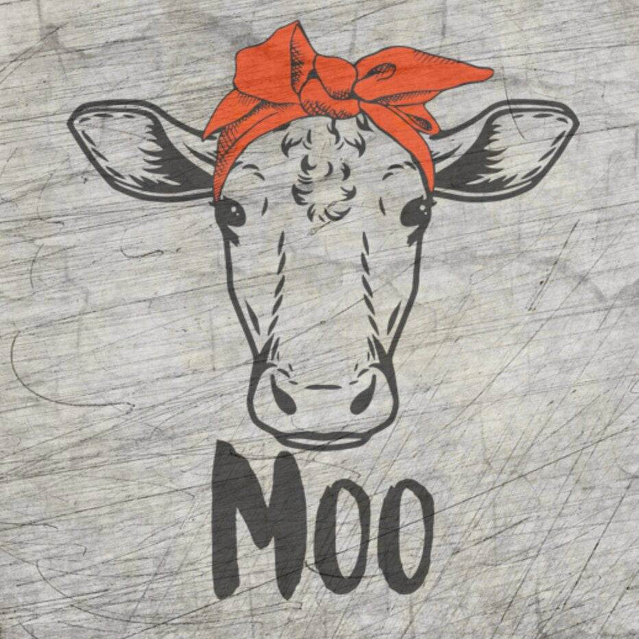 *Moo* Plotterdatei Kuh - Sewando
