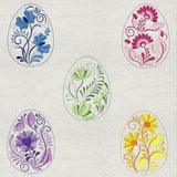 Stickdatei Zwiebelmuster Delfter 2 Größen Ostern