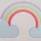 Einhorn Set Kristall, Zauberstab und Regenbogen Stickdatei, magisches Kindermotiv für deine Stickmaschine