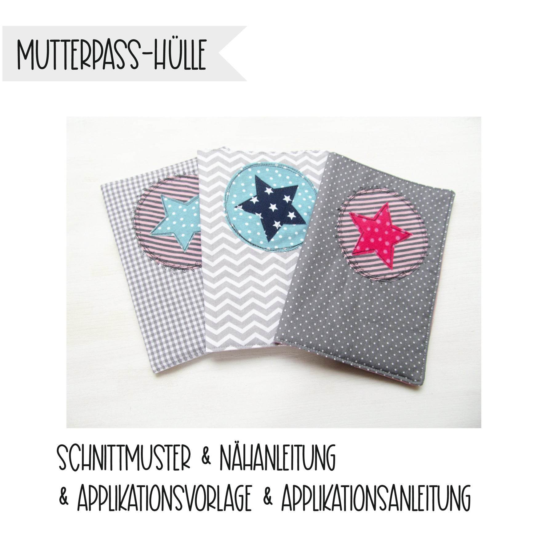Ebook Nähanleitung Mutterpassshülle - Sewando