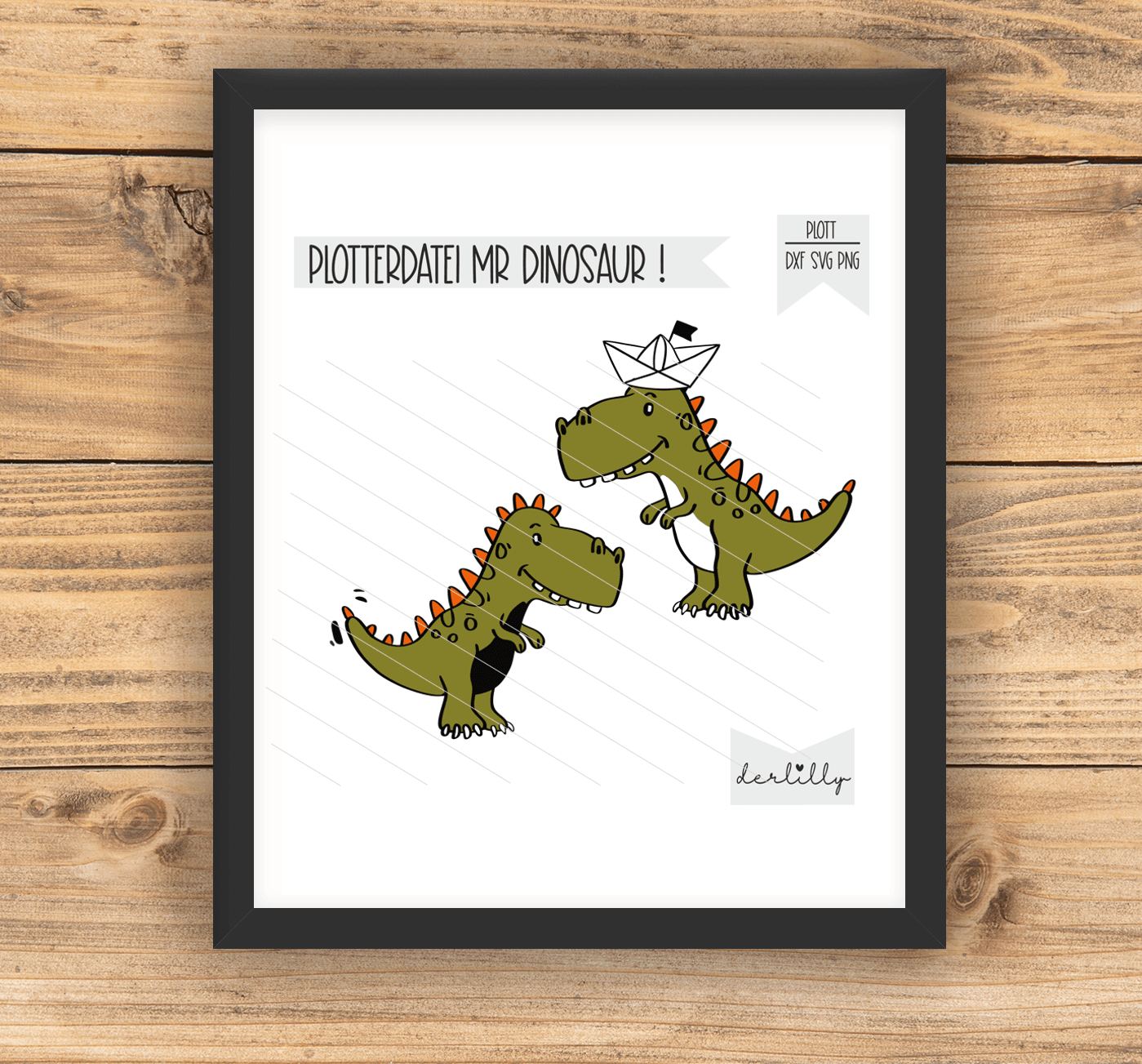 Plotterdatei Mr Dinosaur - Sewando