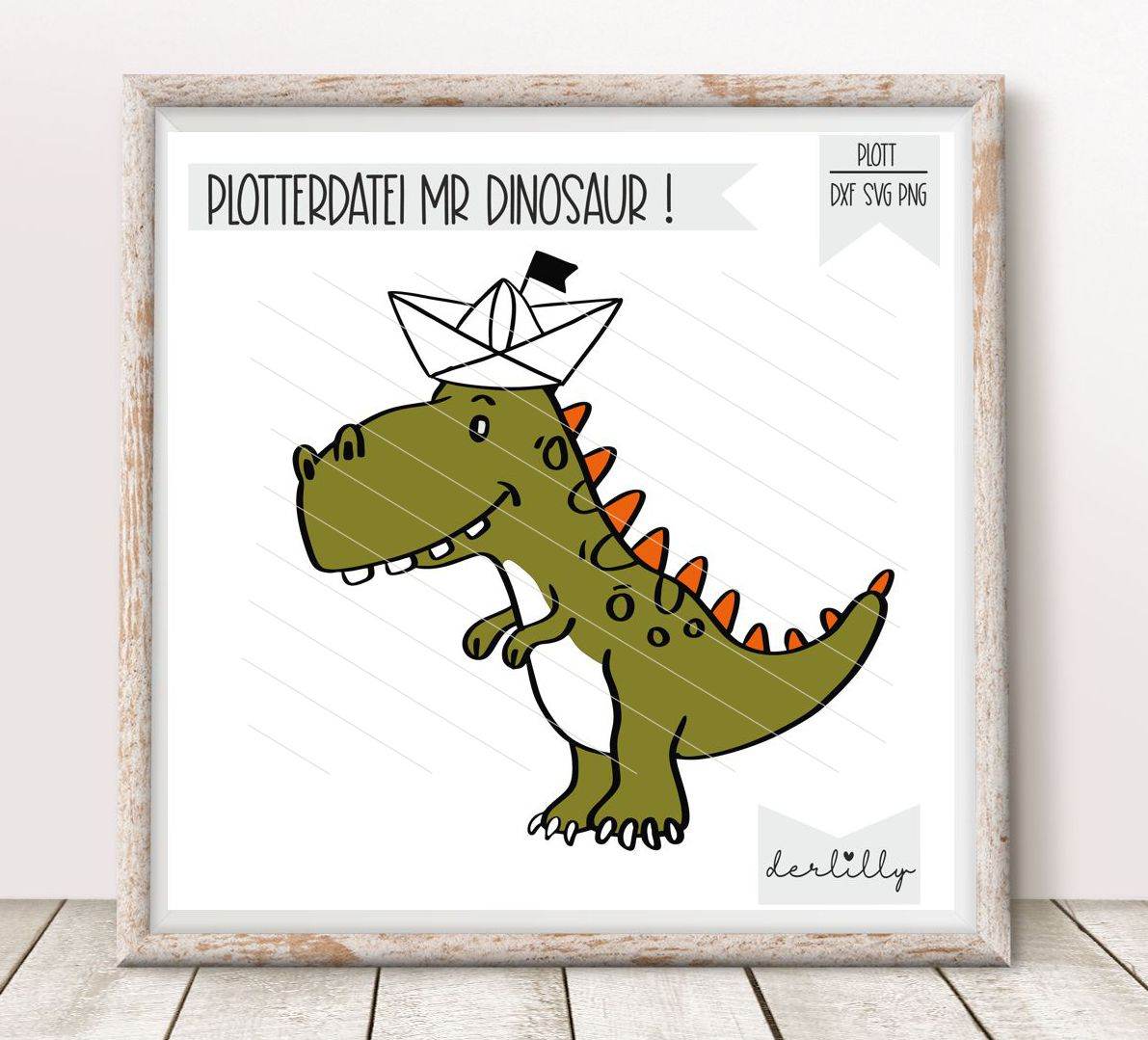 Plotterdatei Mr Dinosaur - Sewando