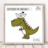 Plotterdatei Mr Dinosaur - Sewando