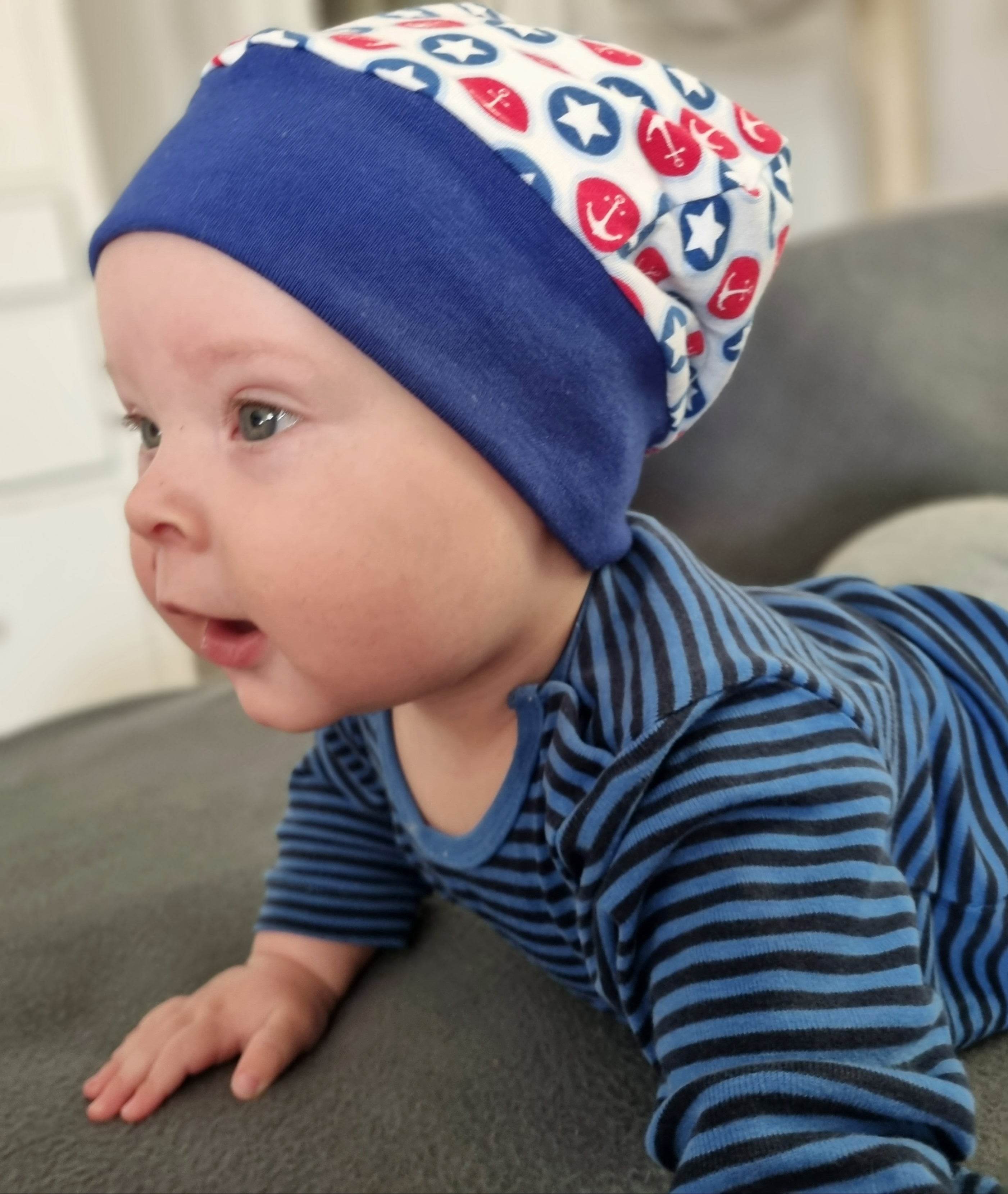 Schnittmuster Mütze Beanie für Erwachsene und Kinder unisex Mando - Sewando