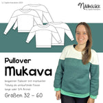 Schnittmuster Pullover Mukava - Größen 32 - 60 - Sewando
