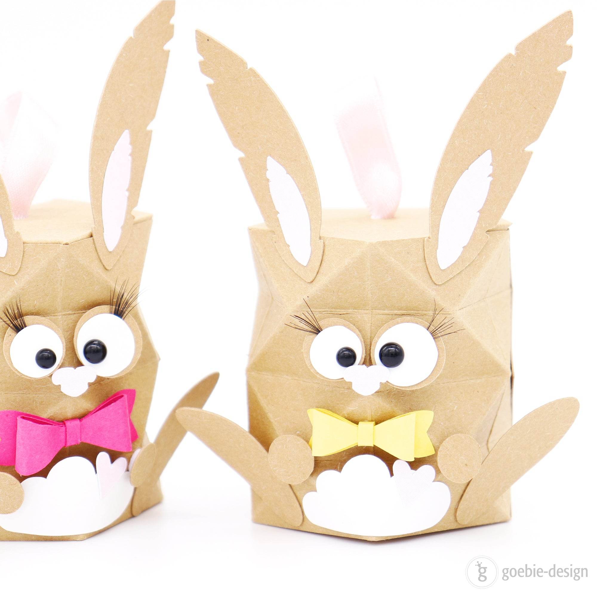 Plotterdatei - Geschenkverpackung „Hoppelhase“ inkl. Anleitung - Sewando