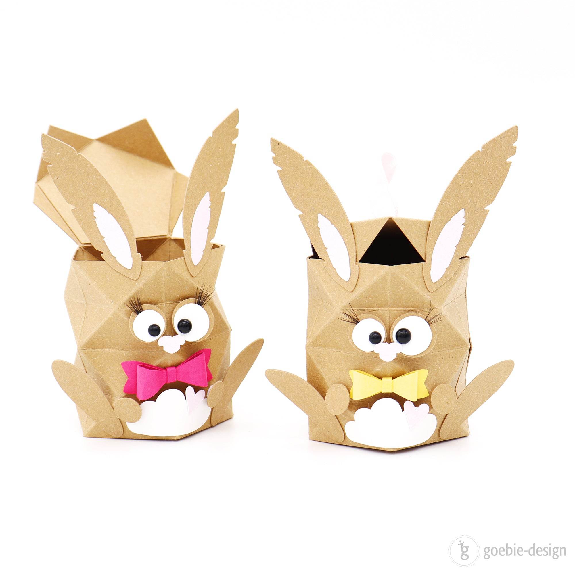 Plotterdatei - Geschenkverpackung „Hoppelhase“ inkl. Anleitung - Sewando