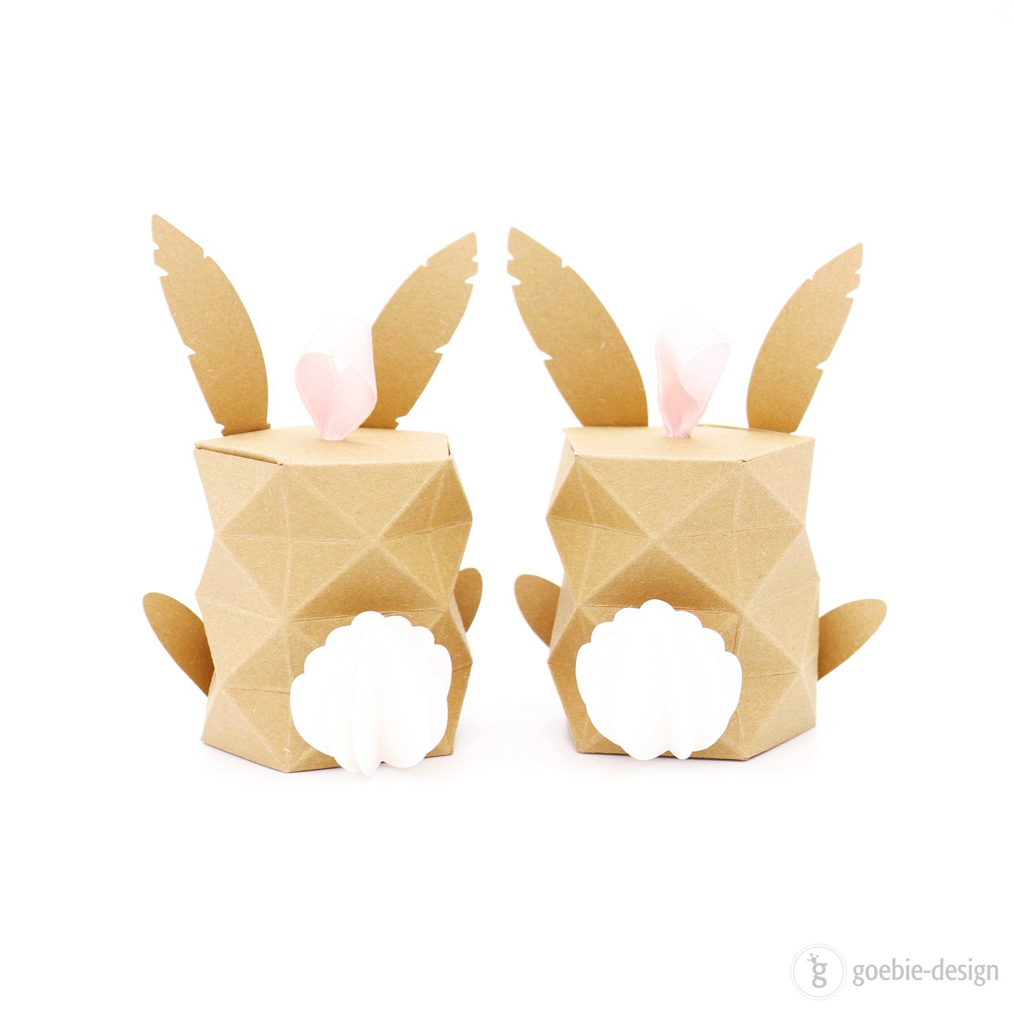 Plotterdatei - Geschenkverpackung „Hoppelhase“ inkl. Anleitung - Sewando