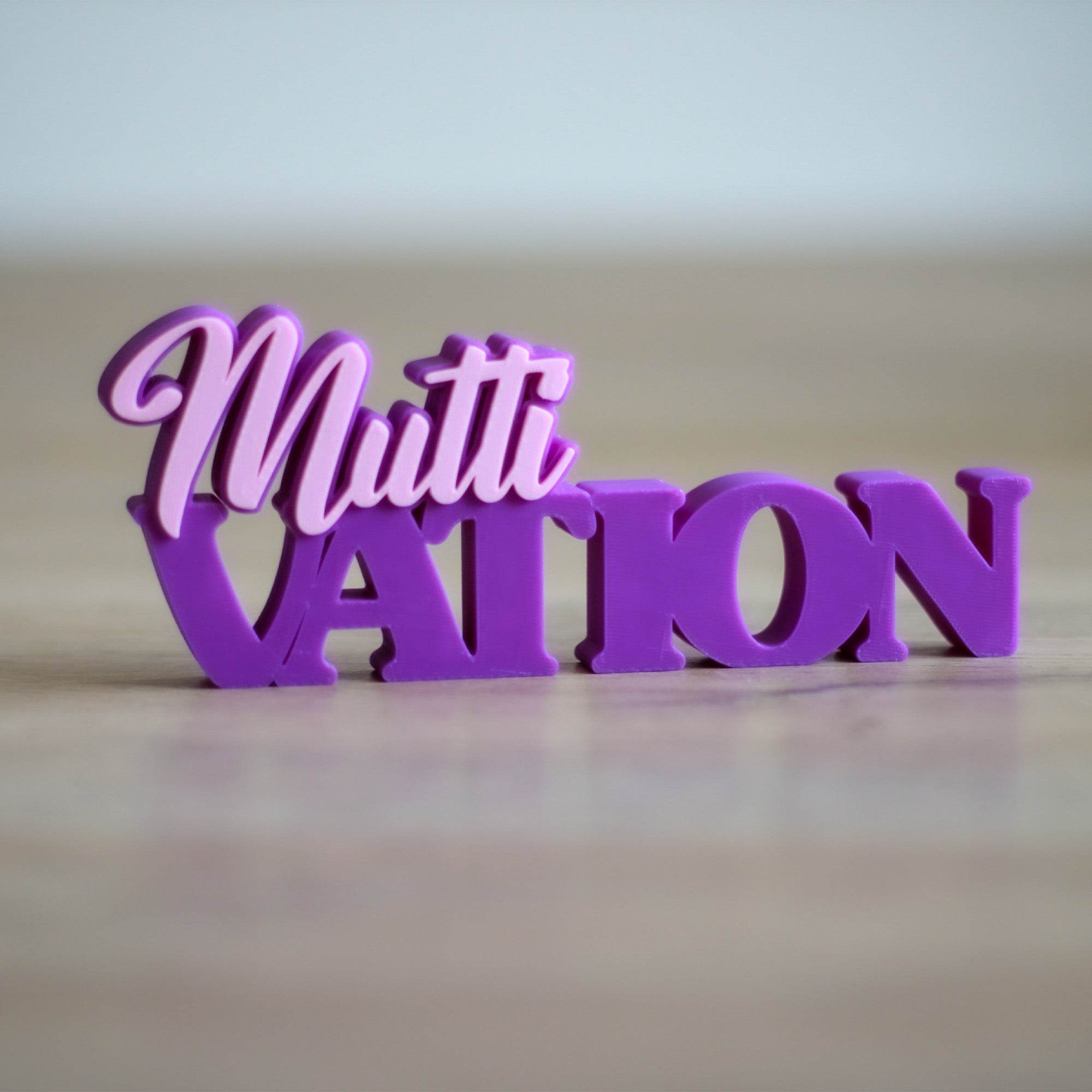 3D Druck Datei Schriftzug Mutti Vation - Sewando