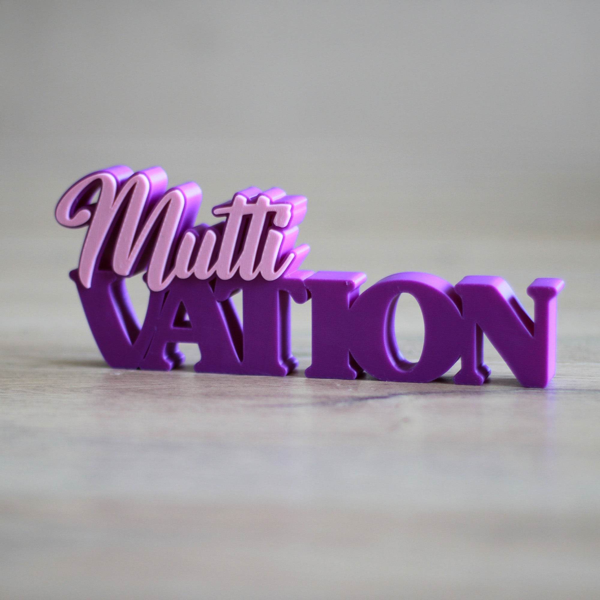 3D Druck Datei Schriftzug Mutti Vation - Sewando