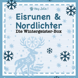 Mysterybox Plotter- und Laserdatei Eisrunen & Nordlichter  - 3 Dateien enthalten