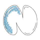 Stickdatei - BUBBLE Alphabet A-Z - Sewando