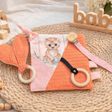 Schnittmuster Geschenkideen Set Baby PDF | Beißring, Knistertuch und Schnullerband | DIY zur Geburt