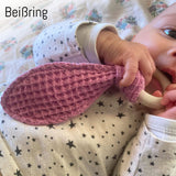 Schnittmuster Geschenkideen Set Baby PDF | Beißring, Knistertuch und Schnullerband | DIY zur Geburt